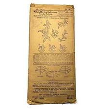 Pictorial Review Embroidery Transfer Pattern 13117 Outline Motifs