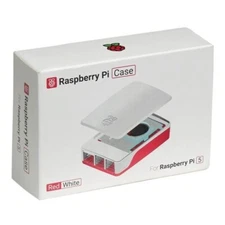 Raspberry Pi Case For Raspberry Pi 5 Red And White.