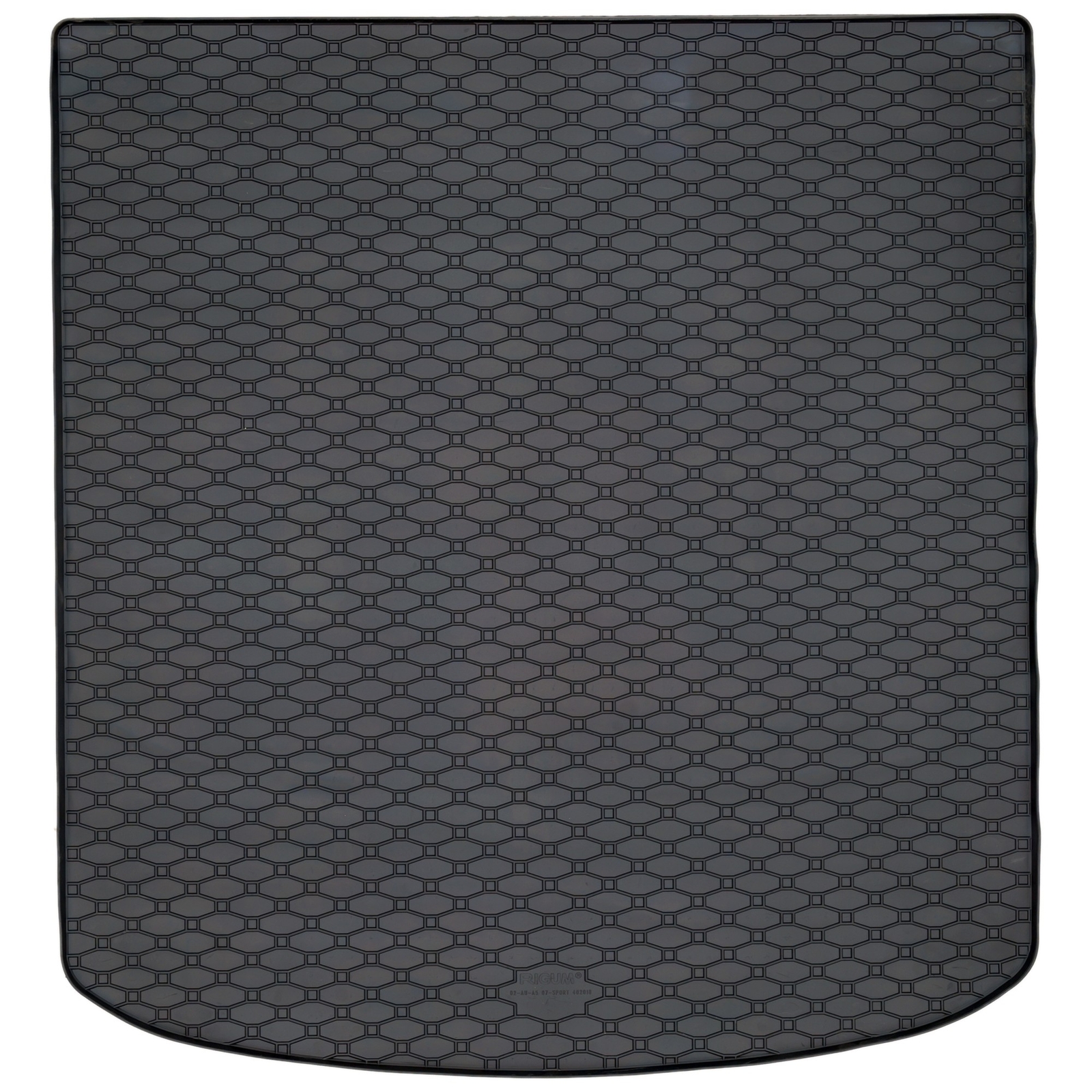 Tapis de coffre en caoutchouc pour Audi A4 Berline dès 2016 sur mesure noir