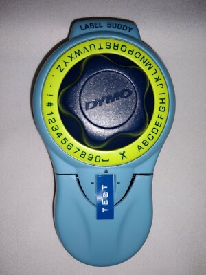 DYMO Label Buddy The Embossing Label Maker 3/8  Excellent Condition Tested