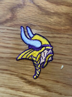 Minnesota Vikings Right Face Logo 90's Iron-On Patch NFL