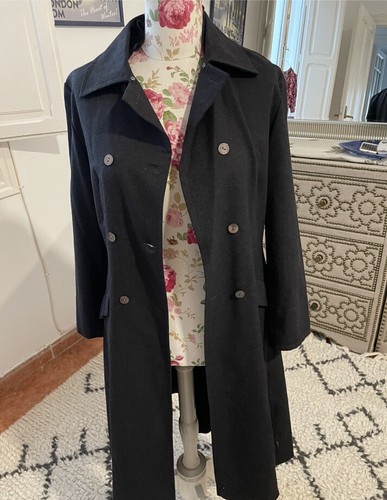 【廃盤品】バセットウォーカー　イギリス製　キャメルコート　ウール　ベルト付　46 廃盤品】バセットウォーカーイギリス製キャメルコートウールベルト付46