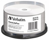 Verbatim Blu-Ray Disc BD-R DL 6X 50GB 25Er Spindel