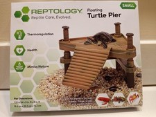 Penn-Plax Reptology Floating Turtle Pier  Basking Platform-Bonus features 