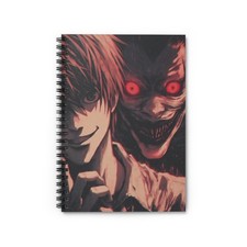 Anime-Inspired Spiral Notebook  Dark Aesthetic Journal, Sketchbook, Gift