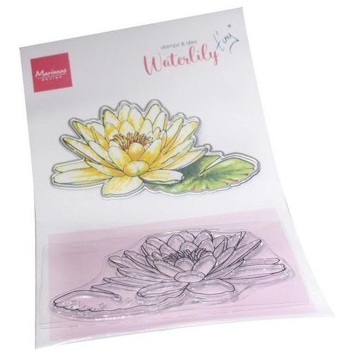 Marianne Design Clear Stamps & Cutting Dies - Tiny‘s Water Lily TC0905