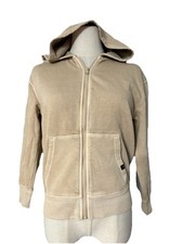 Art Class Hoodie Girl's Long Sleeve Full Zipper Beige Medium 8 Beige Sweater
