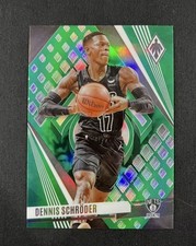 2023-24 Panini Phoenix Green Dennis Schroder 1/5 #56 Brooklyn Nets Germany