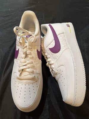 Nike Air Force 1 '07 Men's Size 11 Purple, Gold, White New Without Box