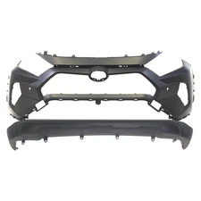 Front Bumper Cover Kit For 2019-2023 Toyota RAV4 W/Park Hls. TO1000452