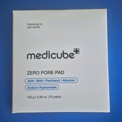 medicube Zero Pore Pad 2.0, 155g, 70 Pads, AHA BHA Panthenol Allantoin