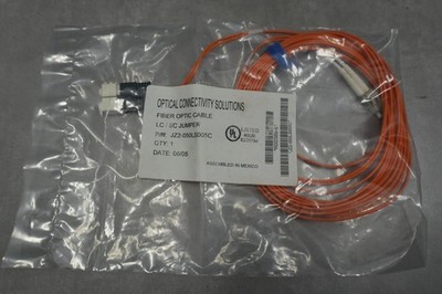 Fiber Optic Patch Cable LC/SC Duplex Multimode 50/125 5M 16ft Orange NEW