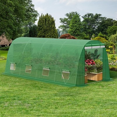 20*10*6.6ft Large Walk Greenhouse Heavy Duty Outdoor，Portable Hot Plant Garde...