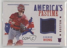 2022 Panini Chronicles America's Pastime Swatches Red Connor Wong #APS-CW 1cb6