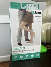 Juzo Black Compression Stocks-20-30mmHg- OT-Size-lll -Knee High- New In box