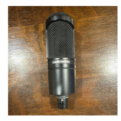 Audio-Technica AT2020 Condenser XLR 3-Pin Mic Cardioid Large Diaphragm