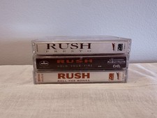 Rush Lot of 3 Cassette Tapes - Roll The Bones-Presto-Hold Your Fire - Untested