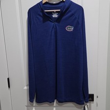 Fanatics Florida Gators NCAA Officially Licensed Men's Blue 1/4 Zip Jacket 2XL