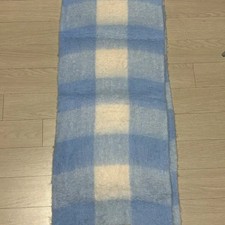 Acos Studio Checkered Wool Scarf Warm Fashion Accessory