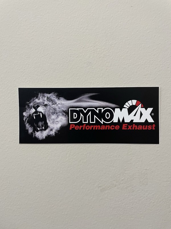 DYNOMAX PERFORMANCE EXHAUST racing sticker/decal