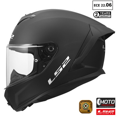 LS2 RAPID III Integralhelm Motorradhelm FF820 matt schwarz ACU GOLD ECE22.06