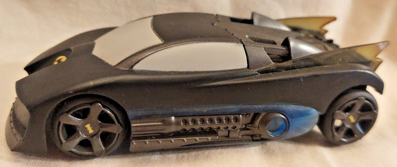 Black Batman 4.5" Slot Car Vintage  Tested  Scale 1/43