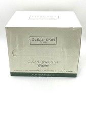 5 BOXES SEALED Clean Skin Club Clean Towel XL Disposable Face 250 CT