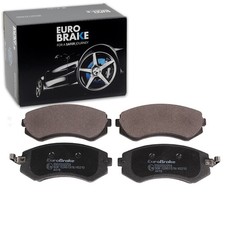 EUROBRAKE BREMSBELÄGE SATZ VORDERACHSE HINTERACHSE PASSEND FÜR NISSAN ALMERA