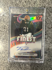 2025 Topps Finest - Trey Hendrickson - Finest Autographs Auto #FA-TH Bengals