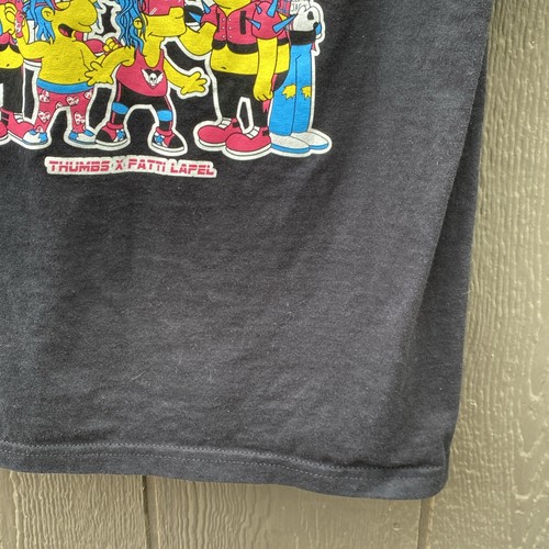Thumbs X Patti Lapel Simpson Springfield Mania Medium Mania Shirt WF Wrestling - Picture 4 of 8