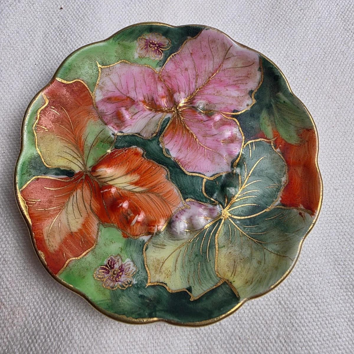 オールドニッポン 薩摩 藤花雀図 プレート アンティーク ビンテージ 里帰り 25+ Vintage Original Antique Japanese Plates for sale | Updated