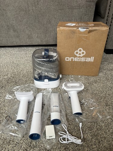 oneisall Cordless Dog Grooming Vacuum Kit 11-in-1 Pet Groomer 3L Low Noise