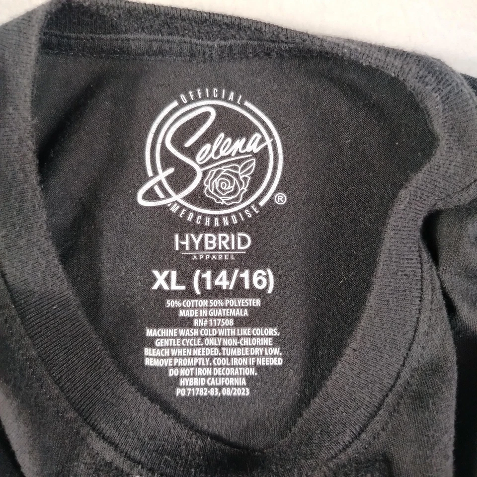 Camisa Selena La Leyenda Juvenil XL Ropa Híbrida Camiseta Gráfica Mercancía Oficial Foto 3 de 4