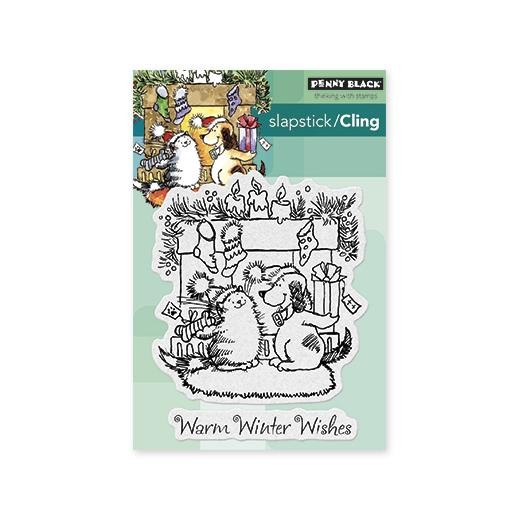 Penny Black Cling Rubber Stamps - Warm Wishes 40-364