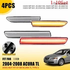 Clear LED Front+Rear Side Marker Lights Lamps For 2004-2008 Acura TL 1-10Set