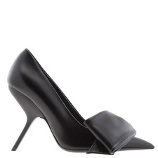 Ferragamo Erica 105 Leather Bow Stiletto Pumps