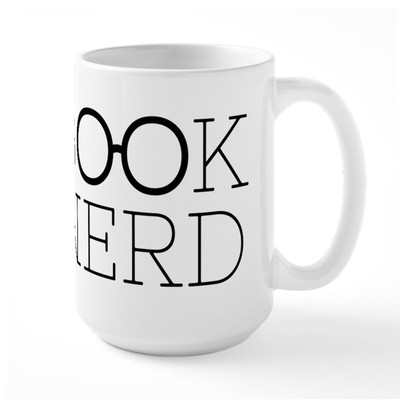 CafePress Book Nerd 15 Oz Ceramic Large Mug (168824454)