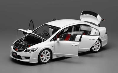 1/18 MotorHelix Honda Civic Type R ( FD2 ) RHD from 2007 champion White LAST ONE