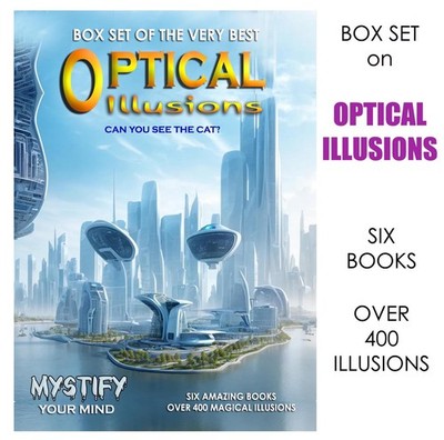 MAGICAL GAMES & PUZZLES -UNUSUAL GIFTS-PRESENT IDEAS-OPTICAL ILLUSIONS BOX SET  