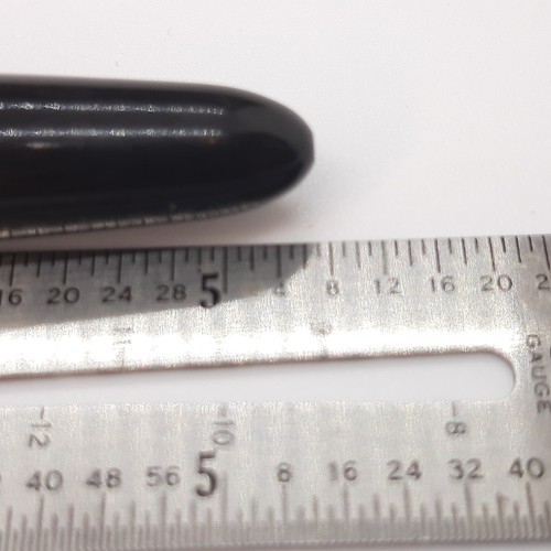 Parker 21 Fountain Pen VTG Black Brushed Silvertone Cap Arrow Clip Hooded Nib - Picture 3 of 24