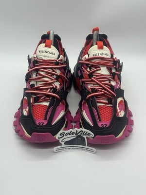 Size EU37 (US 7) - Balenciaga Track Sneaker Black/pink/Red Size | eBay
