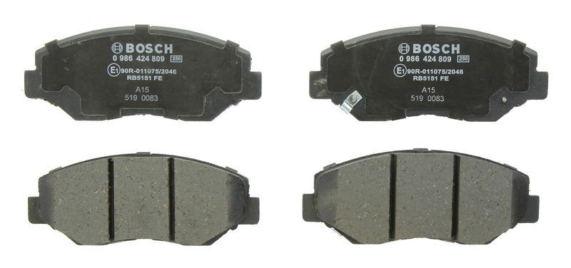 Plaquette de frein BOSCH pour trajets quotidiens en Honda Pilot 3.5