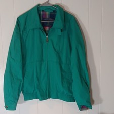 Vintage Members Only Green Bomber Jacket Full...