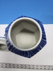 Vintage Chinoiserie Blue & White Porcelain Pagoda Canister with Lid — photo 6