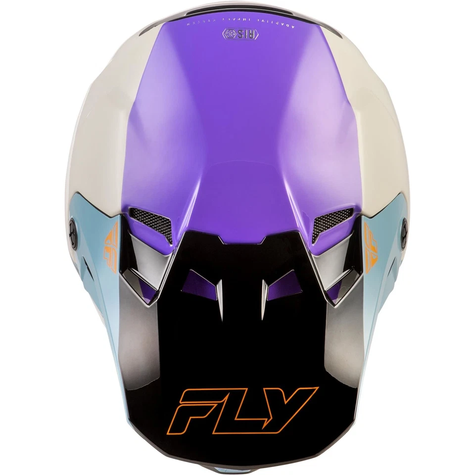 Fly Racing Formula CC Glide Helmet - Purple/Stone/Black - XL 73-4355X - Image 3 of 4