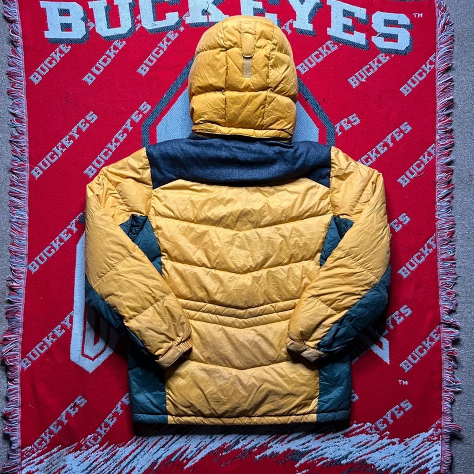 Vintage Montbell Men’s Down Yellow Puffer Jacket | M image 10