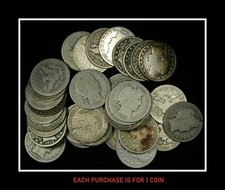 Barber Half Dollars ~ 90% Silver Coin Lot ~ Circulated Cull, Choose How Many!