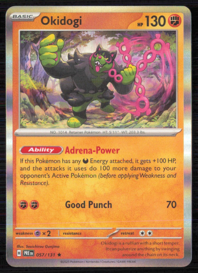 Okidogi Holofoil SV: Prismatic Evolutions 057/131 LP