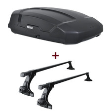 Dachbox Thule Force XT S + Dachträger Thule für Toyota Paseo Coupe Typ EL54 neu