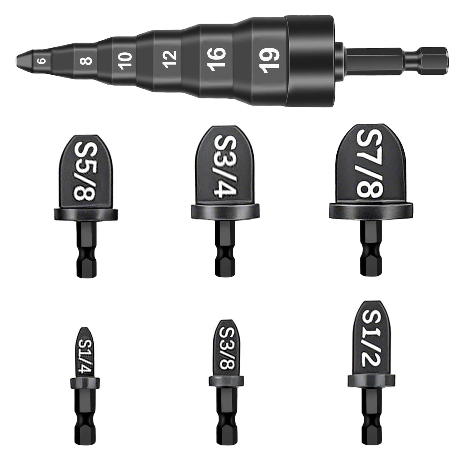 7Pcs HVAC Swaging Repairing Tool, Air Conditioner Copper Tube Expander